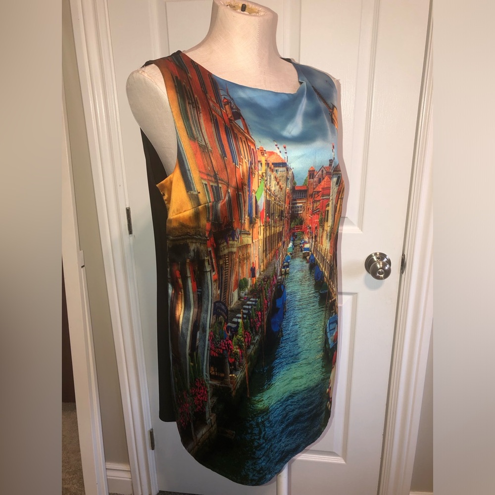 Joseph Ribkoff Scenic Print Top - Picture 2 of 6